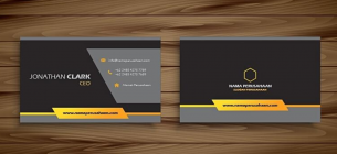 25 Desain Kartu Nama Perusahaan Elegan